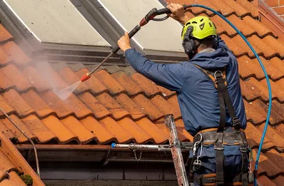 Démoussage et hydrofuge de toiture à Arrest